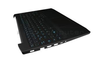 5CB0Z33221 teclado incl. topcase original Lenovo DE (alemán) negro/negro con retroiluminacion