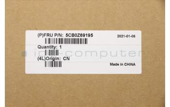 Lenovo 5CB0Z69195 COVER FRU D_COVER_SUB_ASSY_TEXTURE DIS