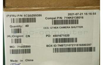 Lenovo 5CB0Z69386 COVER FRU COVER camera shutter