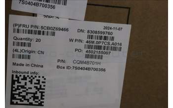 Lenovo 5CB0Z69466 COVER UCASE Y-FPR Y-WFC BK Ares2YG NE