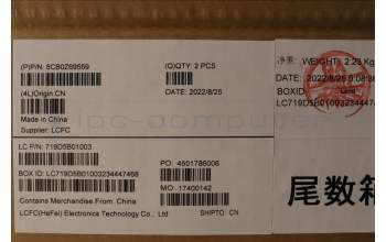 Lenovo 5CB0Z69559 COVER FRU T14G3_C_COVER_WL_SUB_ASSY_GRAY