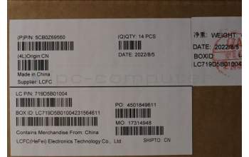 Lenovo 5CB0Z69560 COVER FRU T14G3_C_COVER_HC_WL_SUB_ASSY