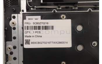 Lenovo 5CB0Z70216 COVER Upper Case ASM_ENG WT 82EF SR