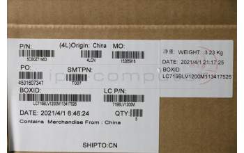 Lenovo 5CB0Z71953 COVER UpperCaseASM B 82BC BL WH NORDIC