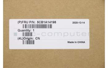 Lenovo 5CB1A14198 COVER Upper C81YM AL_BLK FP BLKB_SW