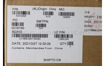 Lenovo 5CB1A24828 COVER Upper Case ASM_FRAL81YQBLNFPPGML