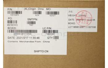 Lenovo 5CB1A24879 COVER Upper Case ASM_THAIL81YQBLFPPGML