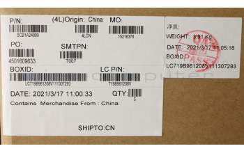 Lenovo 5CB1A24889 COVER UpperCaseASMCZE/SLKL81YQBLNFPGGML