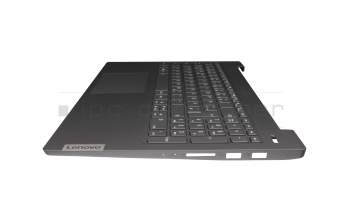 5CB1A24895 teclado incl. topcase original Lenovo DE (alemán) gris/canaso con retroiluminacion