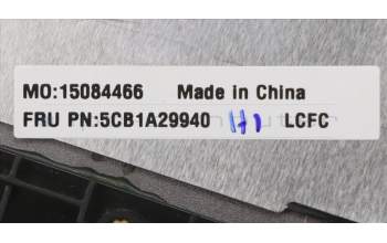 Lenovo 5CB1A29940 COVER Upper Case ASM_UKEL81YQBLFPGGML