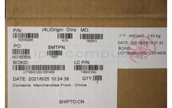 Lenovo 5CB1B02495 COVER Upper Case ASM_GRE L 82D1