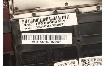 Lenovo 5CB1B05316 COVER Upper Case ASM_CZ-SK Q82A3 OC