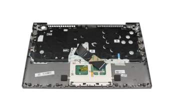 5CB1B32916 teclado incl. topcase original Lenovo US (Inglés) gris/canaso con retroiluminacion
