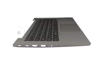 5CB1B32916 teclado incl. topcase original Lenovo US (Inglés) gris/canaso con retroiluminacion
