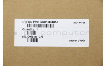 Lenovo 5CB1B34853 C-Cover with keyboard, Italian, Mineral Grey, Backlight