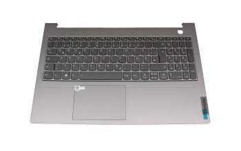 5CB1B34970 teclado incl. topcase original Lenovo DE (alemán) gris/canaso con retroiluminacion