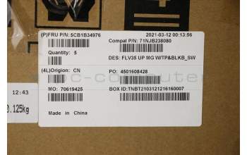 Lenovo 5CB1B34976 COVER UpperCaseASM_SWS C20VE MGBL