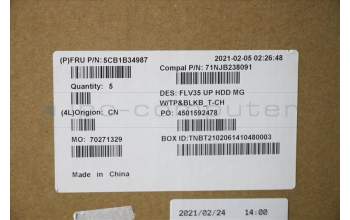 Lenovo 5CB1B34987 COVER UpperCaseASM_TC C20VE HD MGBL