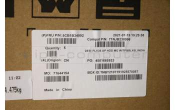 Lenovo 5CB1B34992 COVER UpperCaseASM_HIN C20VE HD MGBL