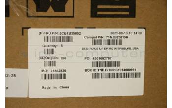 Lenovo 5CB1B35052 COVER UpperCaseASM_USA ENG C20VE EPMGBL