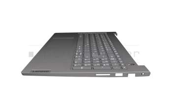 5CB1B35072 teclado incl. topcase original Lenovo DE (alemán) gris oscuro/canaso