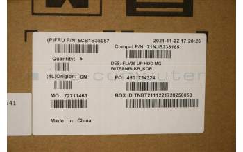Lenovo 5CB1B35087 COVER UpperCaseASM_KOR C20VE HD MGNBL