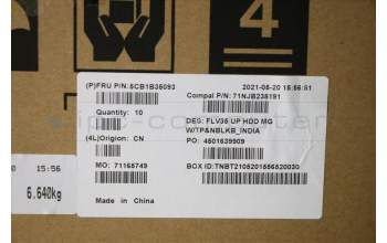 Lenovo 5CB1B35093 COVER UpperCaseASM_HIN C20VE HD MGNBL