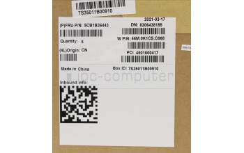 Lenovo 5CB1B36443 COVER Upper Case ASM_GER W82HS FP BL AB