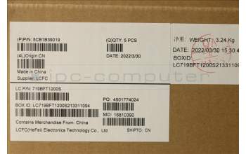 Lenovo 5CB1B39019 COVER UpperCaseASM B BLWH 82HM ENG