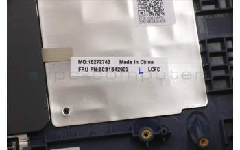 Lenovo 5CB1B42902 C-Cover with keyboard,German,Abyss Blue,Non_Backlight,FingerPrint