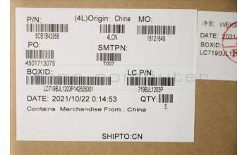 Lenovo 5CB1B42958 COVER Upper Case ASM_EUROENGL82FGNFPABBL