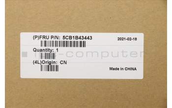 Lenovo 5CB1B43443 COVER Upper Case ASM_FRA L82FG NFPABNBL