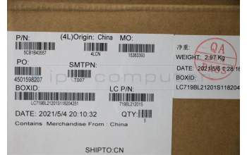 Lenovo 5CB1B43557 COVER Upper Case ASM_TUR L82LA SLA_GY