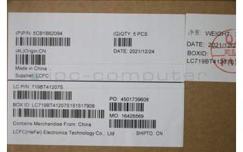 Lenovo 5CB1B62094 COVER Upper Case ASM_TUR L82H8FPABBL