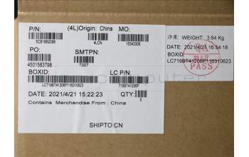 Lenovo 5CB1B62098 COVER Upper Case ASM_ENGL82H8FPABNBL