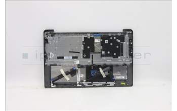 Lenovo 5CB1B64661 C-Cover with keyboard, Belgian, Arctic Grey, Backlight, Fingerprint