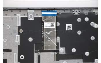 Lenovo 5CB1B64661 C-Cover with keyboard, Belgian, Arctic Grey, Backlight, Fingerprint