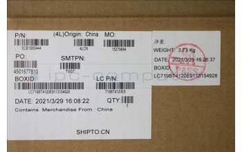 Lenovo 5CB1B65444 COVER Upper Case ASM_GER L82H8FPAGBL