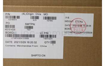 Lenovo 5CB1B65474 COVER Upper Case ASM_RUS L82H8FPAGBL