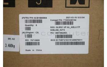 Lenovo 5CB1B65904 COVER UpperCase_EUROENG C82FE ALBUW FPBL