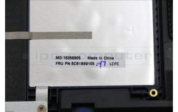 Lenovo 5CB1B69105 COVER Upper CaseASM_RUSL82H8NFPABNBL