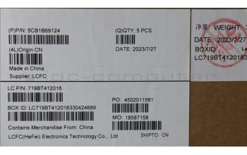 Lenovo 5CB1B69124 COVER Upper CaseASM_ARAL82H8NFPAGBL