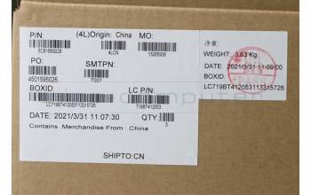 Lenovo 5CB1B69228 COVER UpperCaseASM_THAIL82H8NFPAGNBL