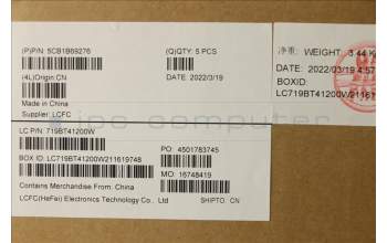 Lenovo 5CB1B69276 COVER Upper Case ASM_SPAL82H8NFPGBBL