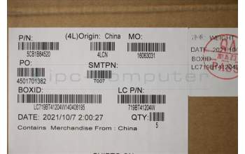 Lenovo 5CB1B84520 COVER Upper Case ASM_SPAL82H8NFPSDBL