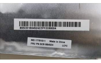 Lenovo 5CB1B84524 COVER Upper Case ASM_TURL82H8NFPSDBL