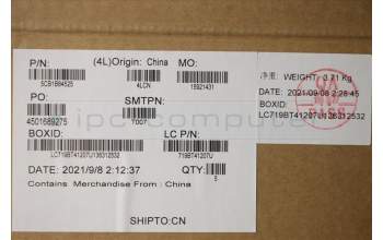 Lenovo 5CB1B84525 COVER Upper Case ASM_UKEL82H8NFPSDBL