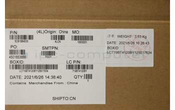 Lenovo 5CB1B84535 COVER UpperCaseASM_LA SPAL82H8NFPSDNBL