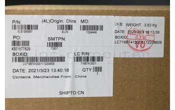 Lenovo 5CB1B85897 C-Cover with keyboard,Slovenian,Sand,Non_Backlight,Non_Fingerprint