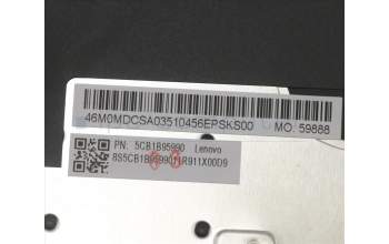 Lenovo 5CB1B95990 COVER Upper Case ASM_SLV W 82HV BL PG